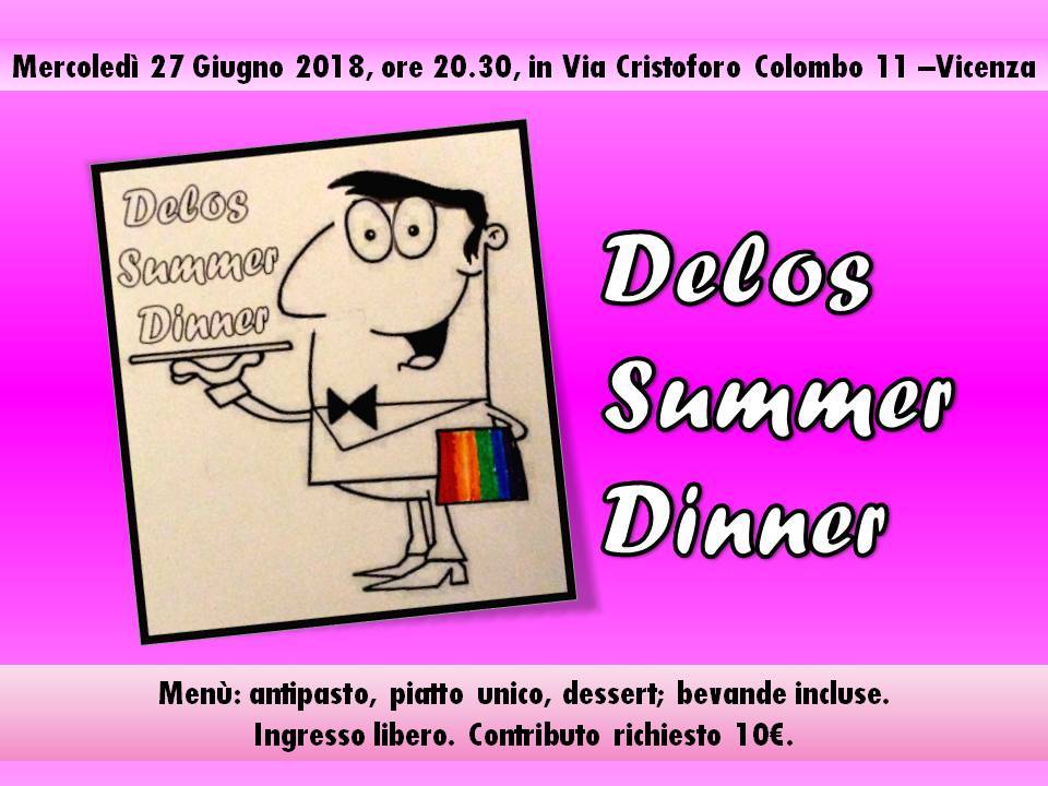 delos summer dinner 2018